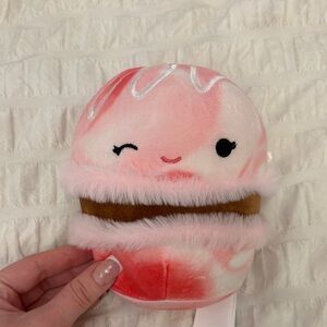 Squishmallows Pink and Brown Macaron Plush